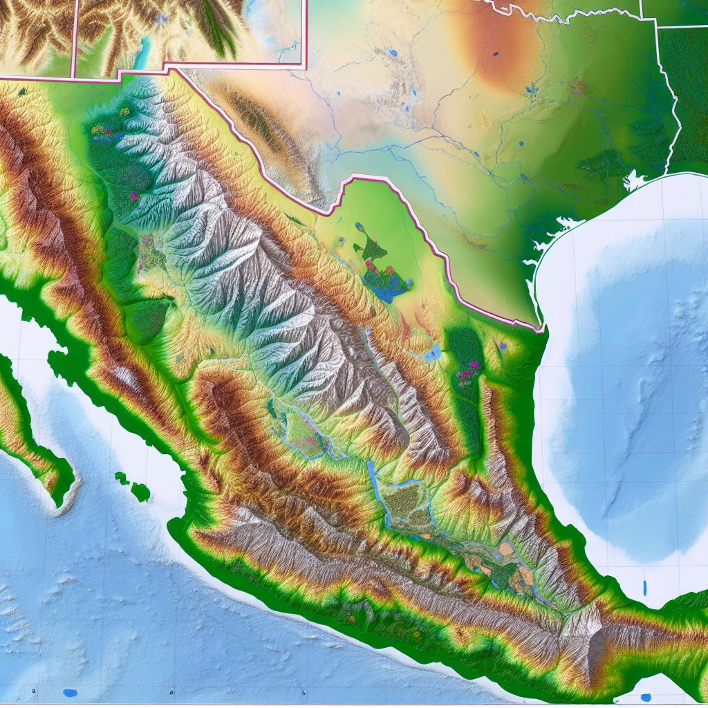 Geographic location and diversity of Mexico