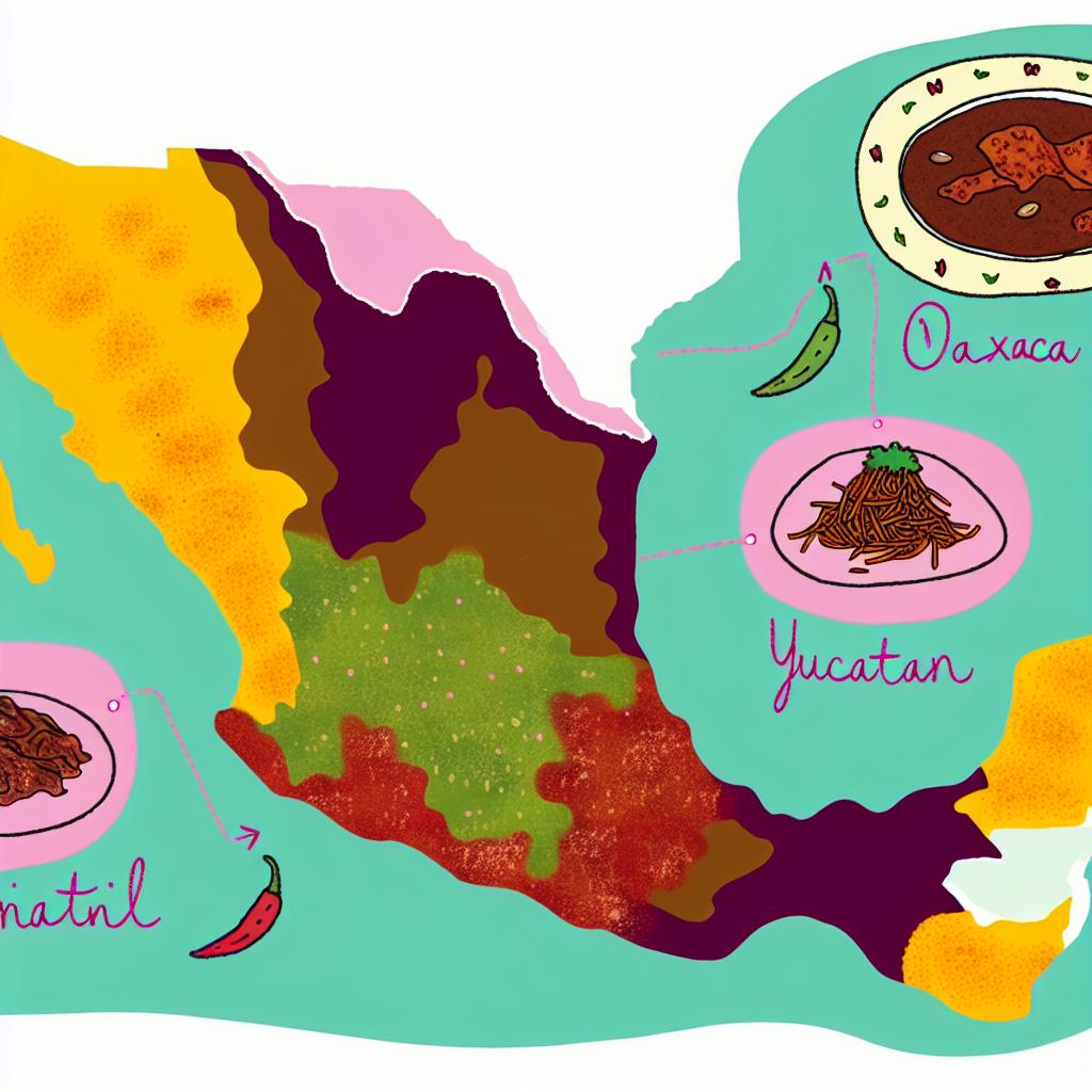 Regional food specialties in Mexico