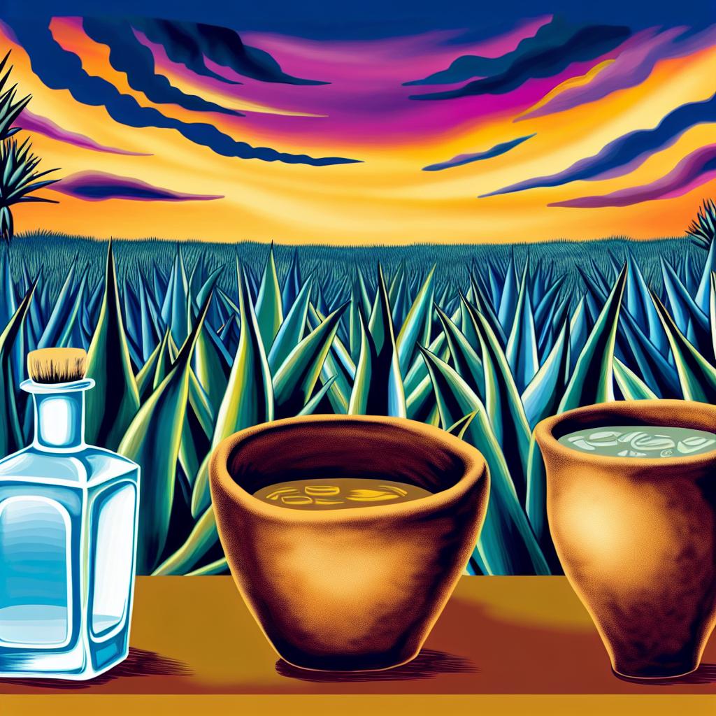 Traditional Mexican beverages: Tequila, mezcal, and pulque